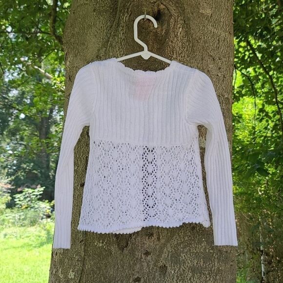 Nannette White Knitted Cardigan - Picture 3 of 5